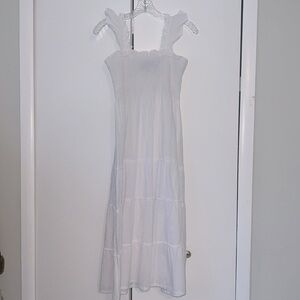 Hill House white Swiss dot nap dress XS